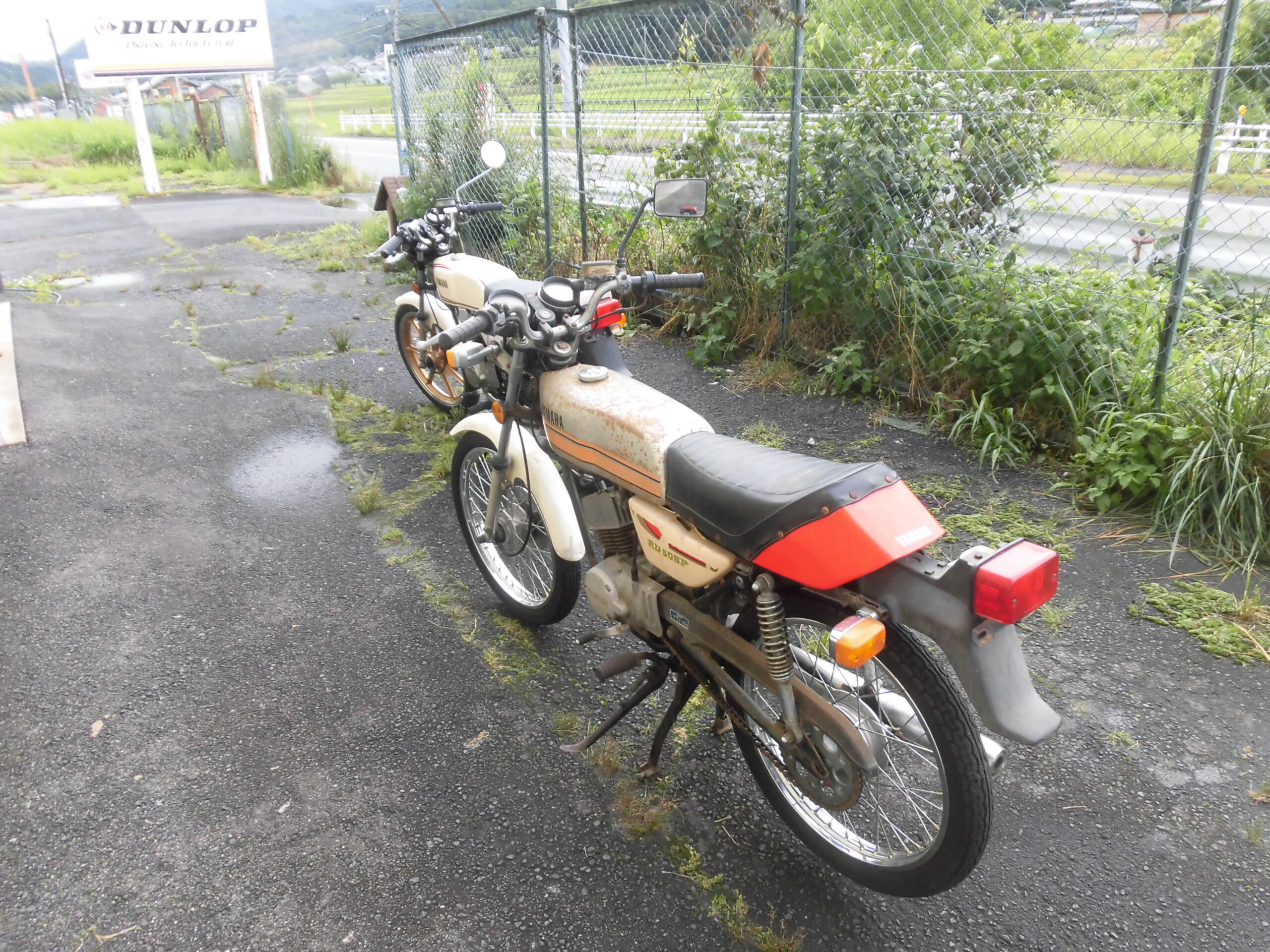 YAMAHA 中古車 RD50＆部品どりRD50SP 2U2の2台セット 2ストローク、ルーニ―スターチャンバー、コンドルハン、キャストホイール |  新車大型二輪 中型二輪だけでなく、中古原付からスクーターまで販売。三重県名張市Empty