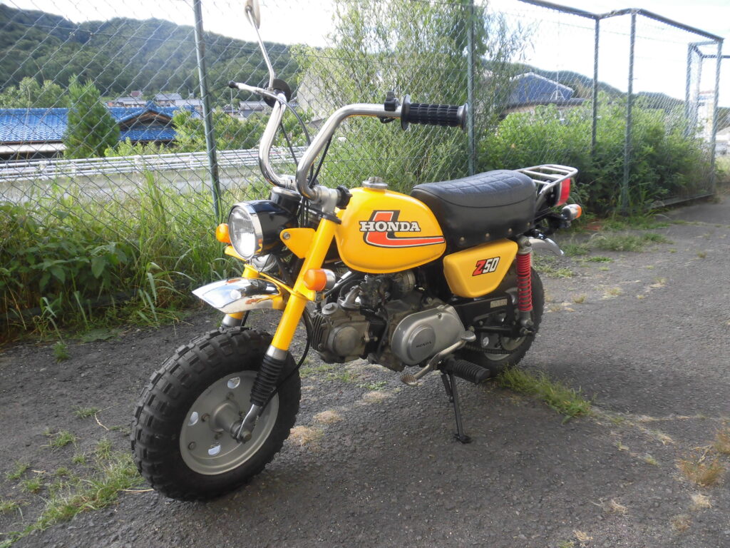 中古 HONDA モンキー Z50J1 おむすびタンク　マイナー後　補強なし　車体番号下から上 販売開始年1975年5月　走行5,031km　4L前期