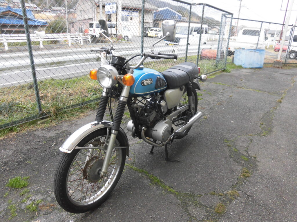 YAMAHA 中古車 ヤマハスポーツ90HS1 HS-1 90HS1 2ストローク、2気筒、2キャブ、5ポート、オートルーブ、5速、ストリートスクランブラー