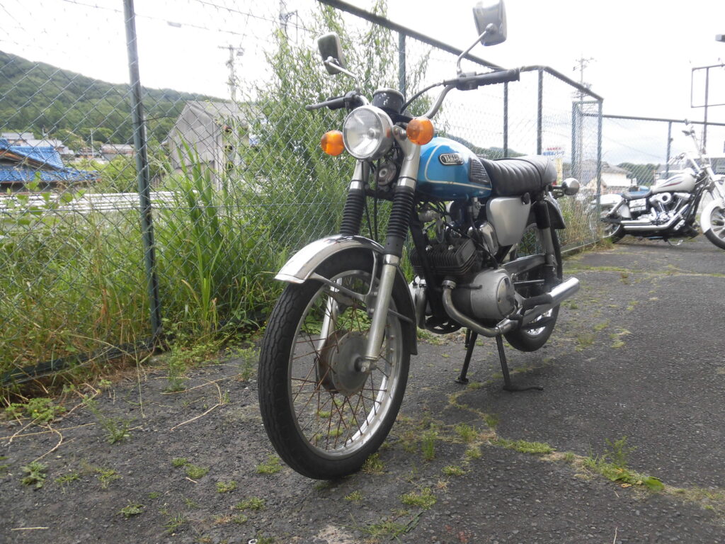 YAMAHA 中古車 ヤマハスポーツ90HS1 HS-1 90HS1 2ストローク、2気筒、2キャブ、5ポート、オートルーブ、5速、ストリートスクランブラー