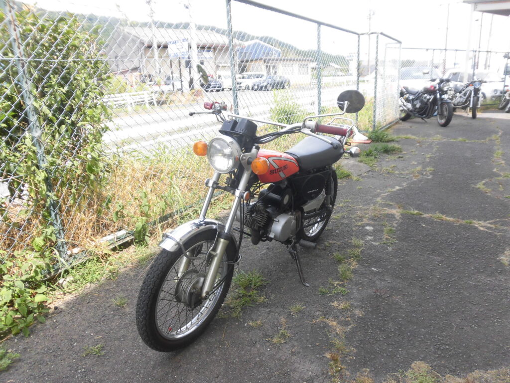 中古 SUZUKI TS50 ハスラー50 1975y 昭和50年製 実働車 TS50-5　ワンオーナー　19,781km ノンレストア、バーンファインド